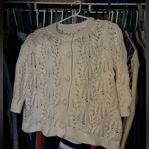 Elegant Cream Women's Sweater